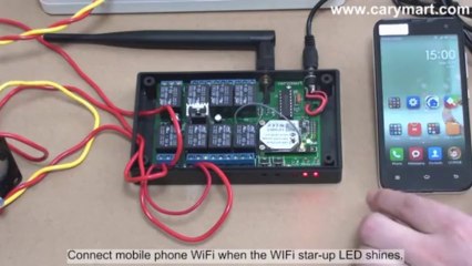 How to Control AC Motor by Mobile Phone WiFi Controller