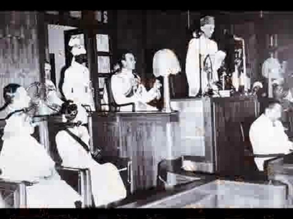 Muhammad Ali Jinnahs speech regarding Transfer of Power on 14 August 1947.wmv