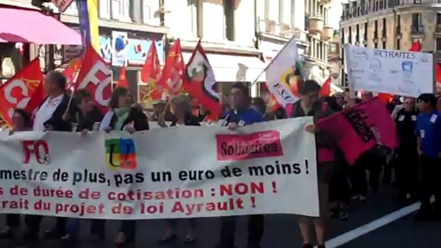 Retraites : La manif au Puy-en-Velay