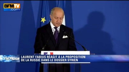 Laurent Fabius: "Déposer une résolution devant le Conseil de sécurité de l'ONU" - 10/09