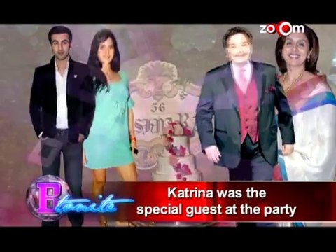 Was Katrina Kaif a Special Guest for Rishi Kapoor & Ranbir Kapoor at Rishi Kapoor's birthday party?