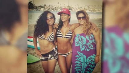 Nicole Scherzinger Twerks in Her Bikini on the Beach
