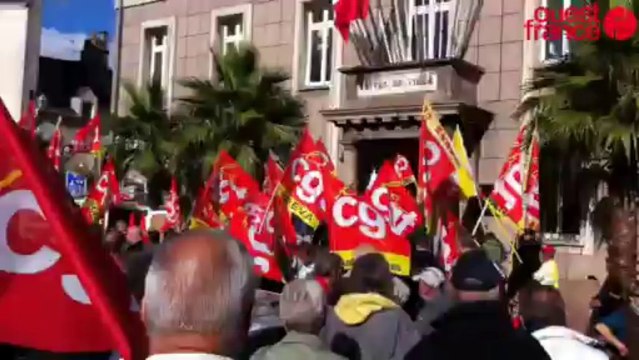 Mobilisation contre la réforme des retraites - 1600 participants