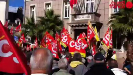 Mobilisation contre la réforme des retraites - 1600 participants
