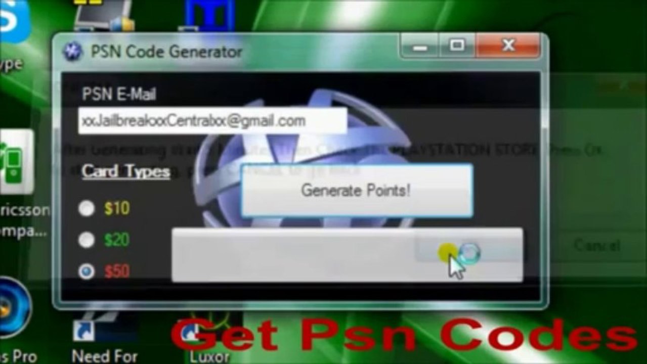 PSN Code Generator 2013— Working 100% With Proof