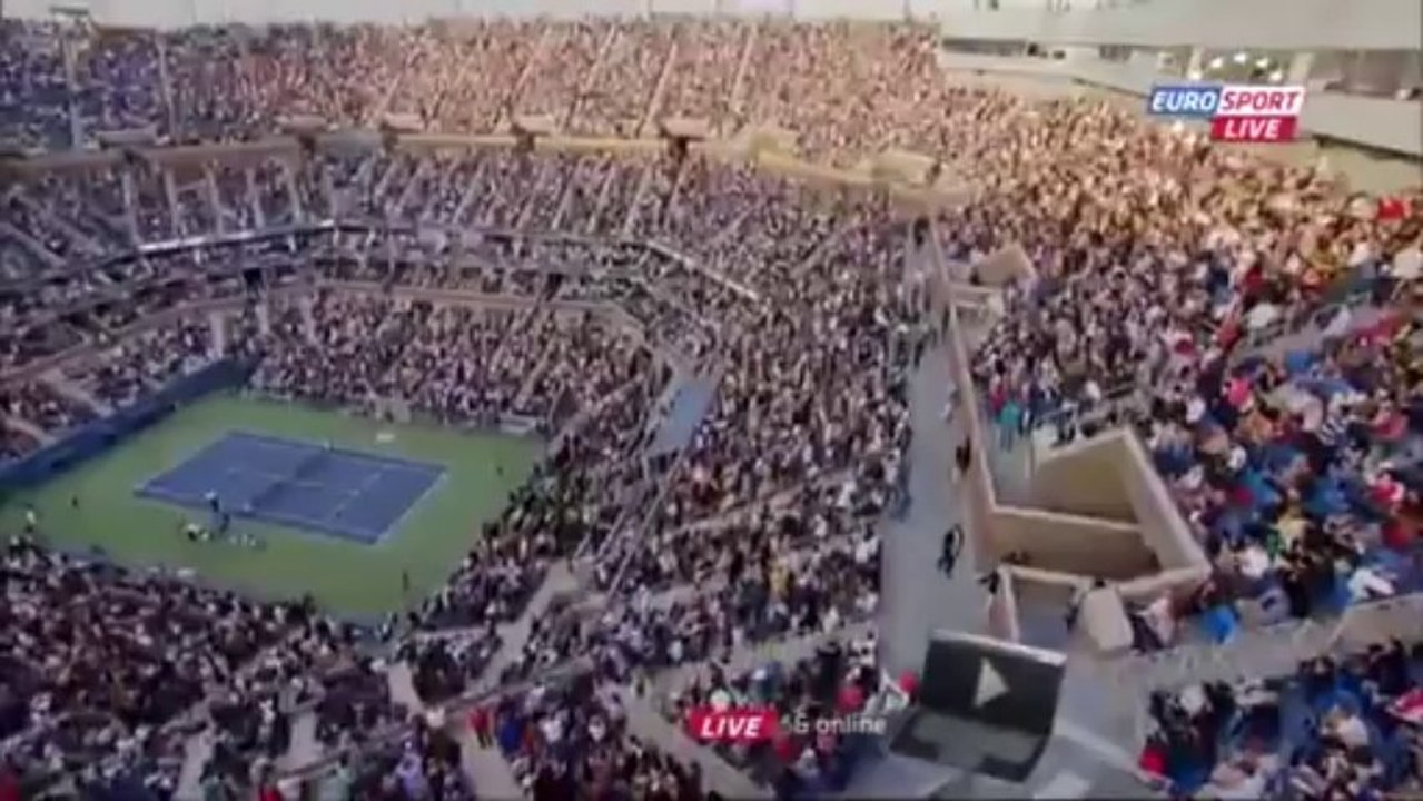 Djokovic vs Nadal - US Open 2013 Final - (55 hits rally