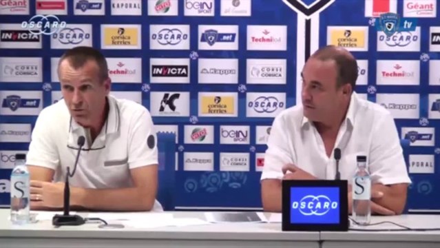SC Bastia : Le point presse du 10 septembre (1ère partie)