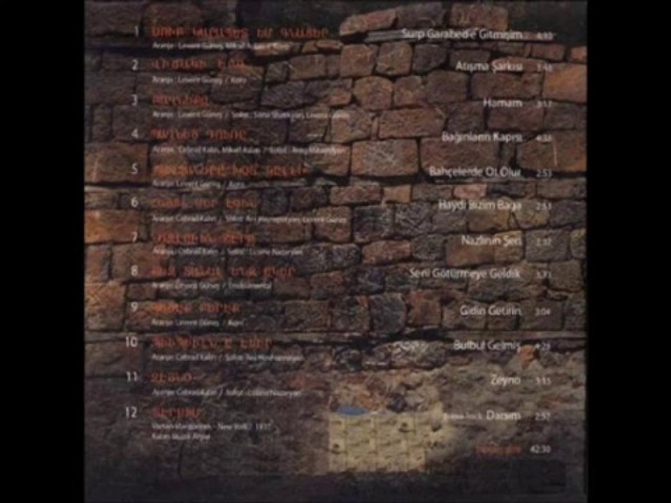 Mikail Aslan - Atisma Sarkisi (Armenian Folk Songs From Dersim)