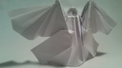 Origami - How to make an origami angel