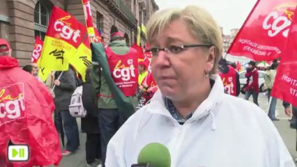 Strasbourg : 1500 manifestants contre la réforme des retraites