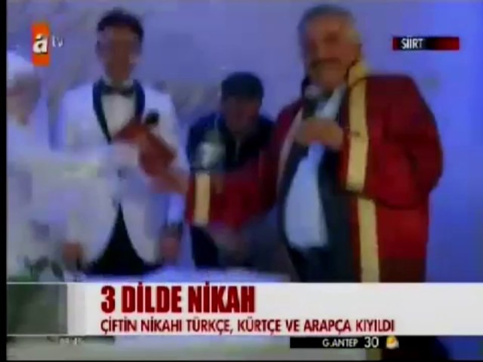 ÜÇ DİLLİ KENTTE ÜÇ DİLLİ NİKAH. ( ATV HABER 10 EYLÜL 2013)