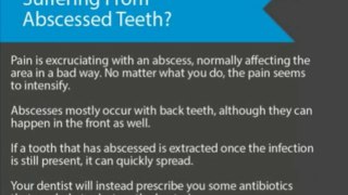 Suffering From Abscessed Teeth 408-335-6637