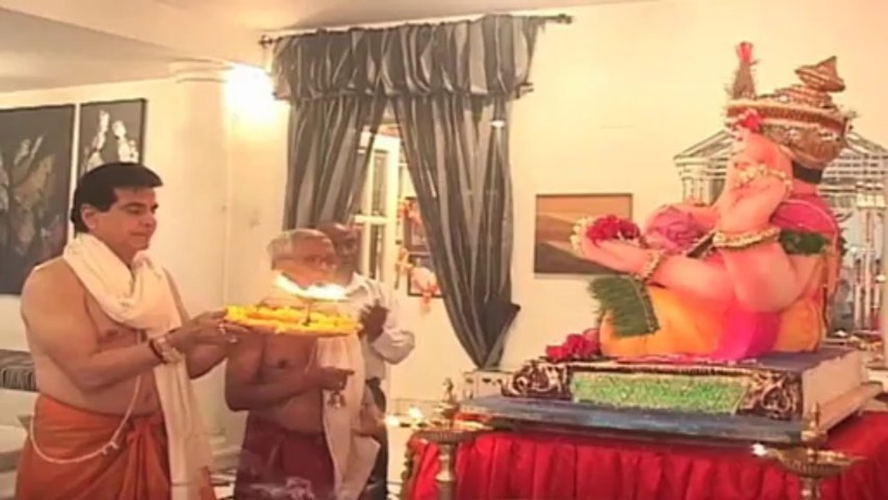 Jeetendra-Shraddha-Nana Celebrate Ganesh Chaturthi
