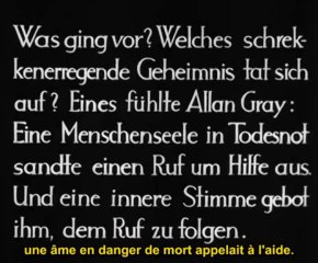 Vampyr - Der Traum des Allan Grey (Dreyer) partie 1