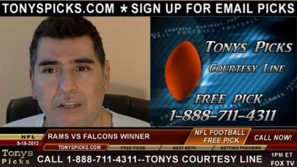 Atlanta Falcons vs. St Louis Rams Pick Prediction NFL Pro Football Odds Preview 9-15-2013