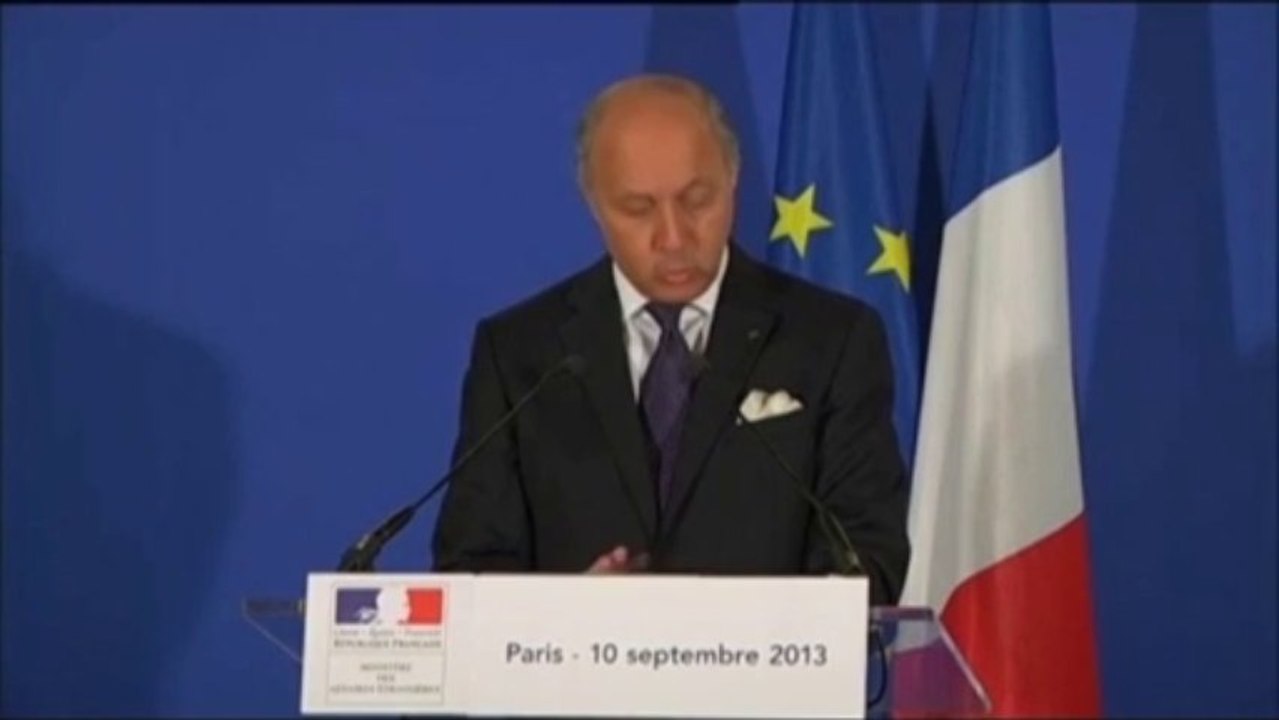 Laurent Fabius annonce ses mesures contre la Syrie