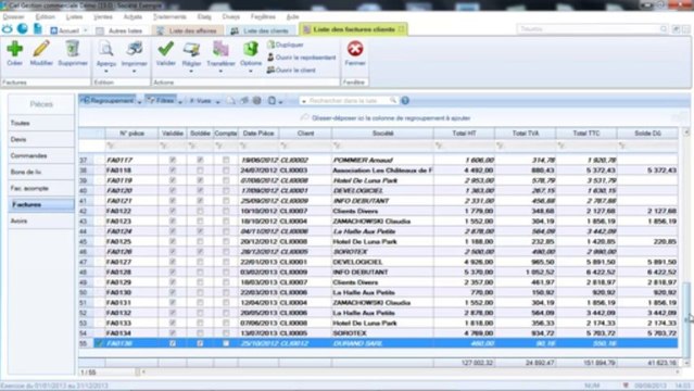 Tutoriel gestion des affaires CIEL Gestion commerciale