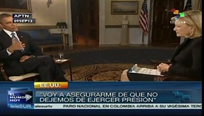 No dejaremos de ejercer presión en conflicto sirio: Barack Obama