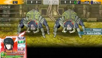 Unchained Blades PSP Walkthrough - Part 35 - Titan Slon - Arachne Group Ambush