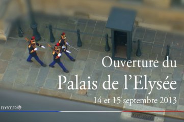 L'Elysée vous ouvre ses portes les 14 et 15 septembre 2013