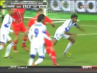 Rusia Vs Israel 3-1, Elim. Brasil 20014