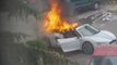 Une Audi R8 Spyder prend feu lors d'un mariage à Lyon