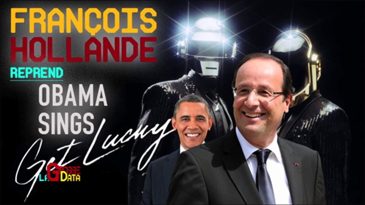 Après Barack Obama, François Hollande reprend Get Lucky de Daft Punk (ft Pharrell)