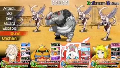 Unchained Blades PSP Walkthrough - Part 58 - Titan Aguila Punishing Left Wing - Pentagon Slate