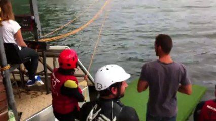 départ debout de wake plus petit chute :)