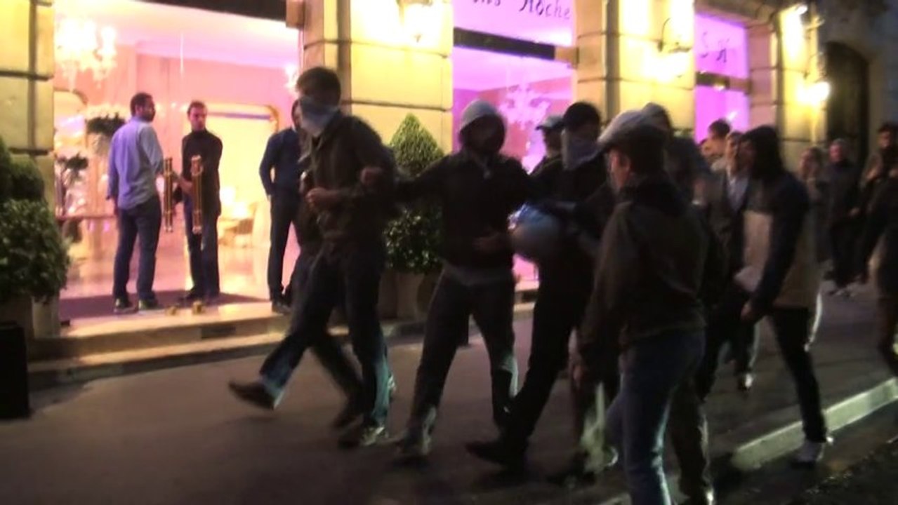 Guerre en  Syrie : fin de manif très tendue...