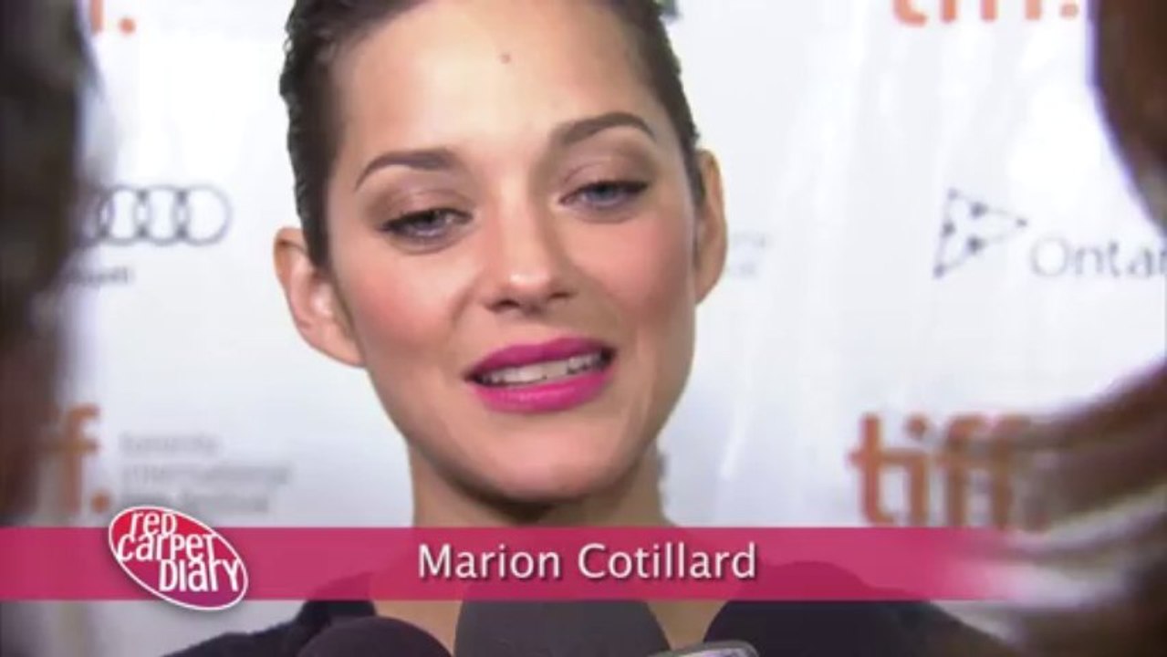 TIFF 2013 Red Carpet for "Blood Ties" from director Guillaume Canet with actress Marion Cotillard
