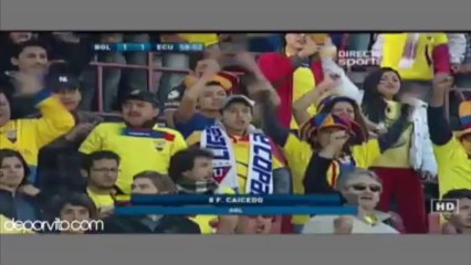 Gol de Felipe Caicedo, Bolivia 1-1 Ecuador