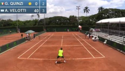 Gianluigi Quinzi vs Agustin Velotti - Challenger Cali - 1° Turno - Livetennis.it