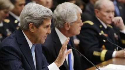 Kerry briefs the House Armed Services Committee about Syria