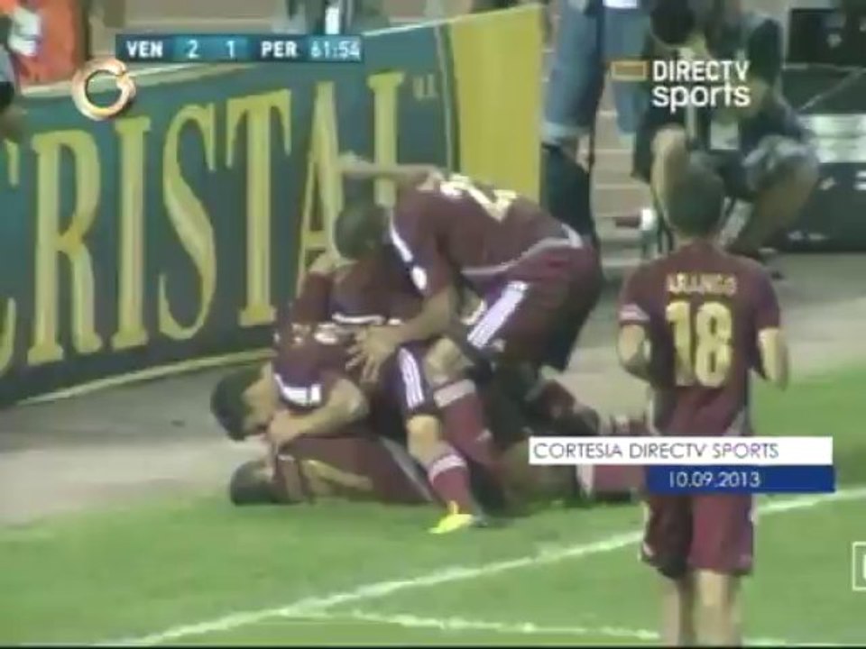 Así  fue el segundo gol de La Vinotinto ante Perú