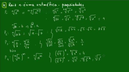 09 Raiz n-ésima de uma Aritmética: Propriedades Essenciais - Aula 2 📚 - thumbnail