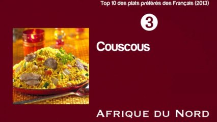Top 10 des plats préférés des Français (2013)