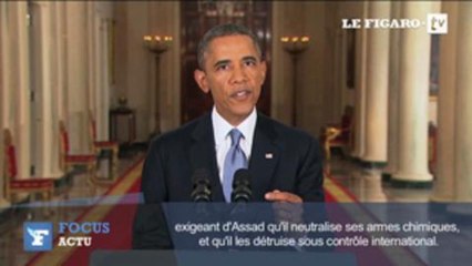 Syrie : Obama demande le report du vote du Congrès