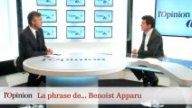 La phrase de... Benoist Apparu