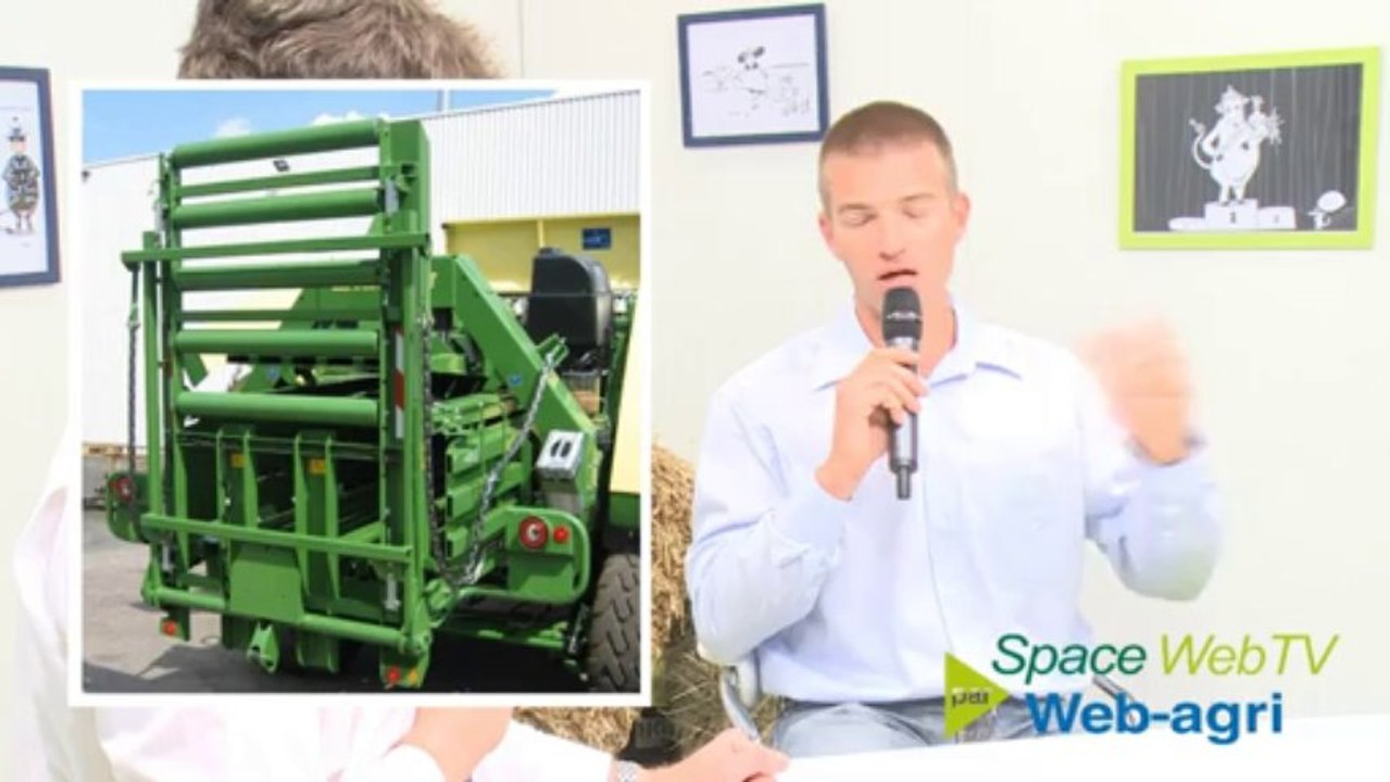 Une pesée embarquée pour les presses enrubanneuses Krone Comprima