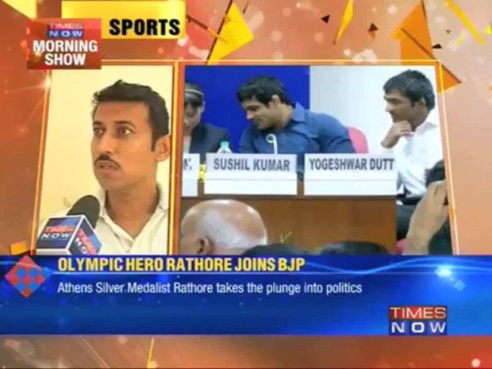Olympic hero Rathore joins politics