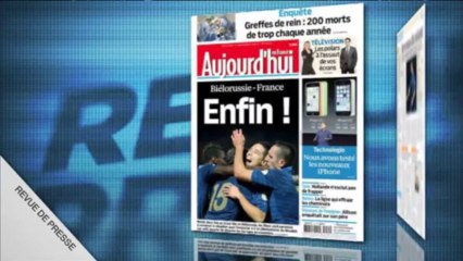 Revue de presse Unes 1ère - Mercredi 11 septembre 2013