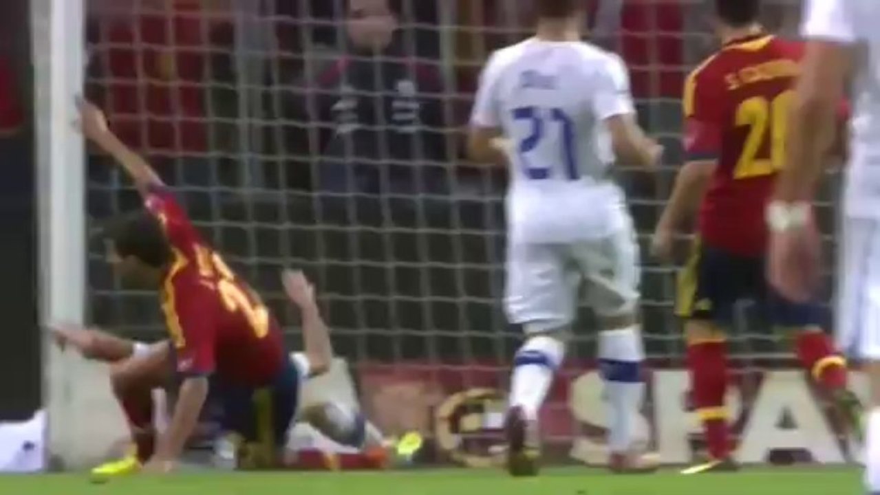 Spain vs Chile Goals HD 10.09.2013