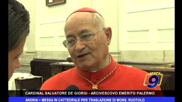 Andria | Messa in cattedrale per traslare di Mons. Ruotolo