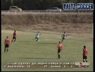 funniest goal in Serbia...goalkeeper PAVLOVIC...