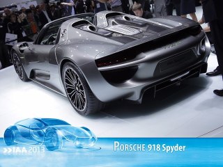 Porsche 918 Spyder au Salon de Francfort 2013