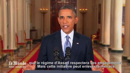 Obama : "J'ai demandé au Congrès un report du vote"