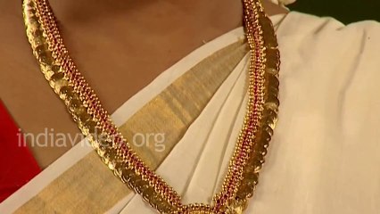 Classic Design Jewelry -  Kerala's Kasu Lakshmi Mala