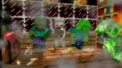 Smoke weed everyday - mine-imator animation (mobs version)
