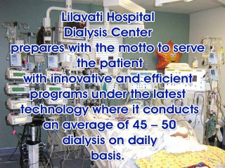 Prabodh Mehta Labeled Lilavati Hospital As Best Dialysis Centre